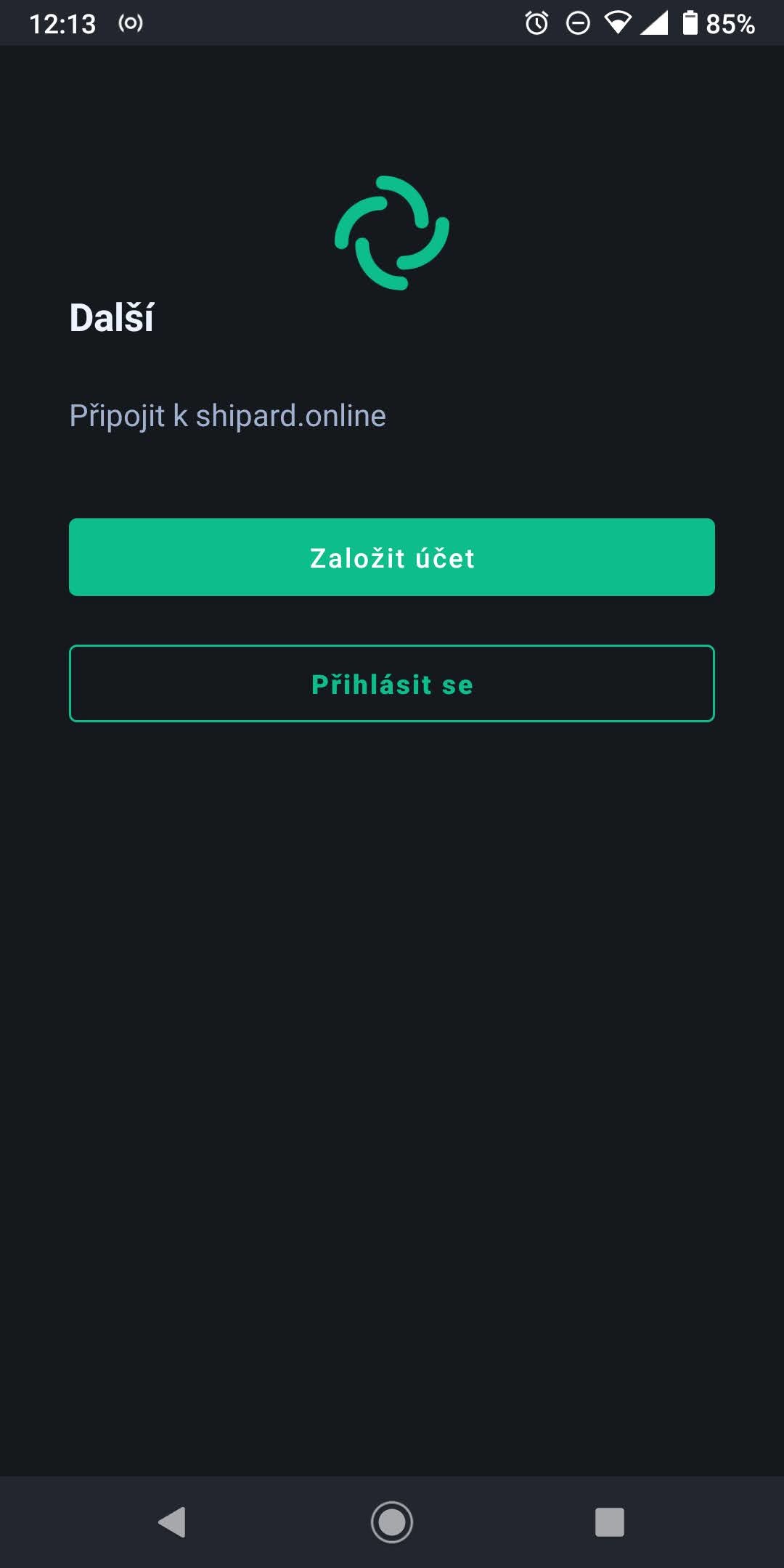 Přihlásit se do mobilní aplikace